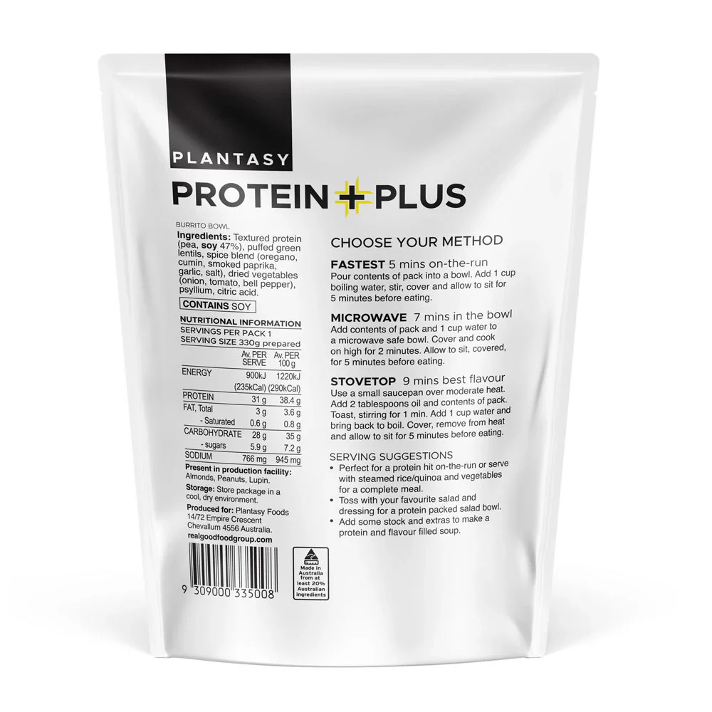 Plantasy Foods Protein Plus Bowl 80g, Bang'N Burrito Flavour - Image 2
