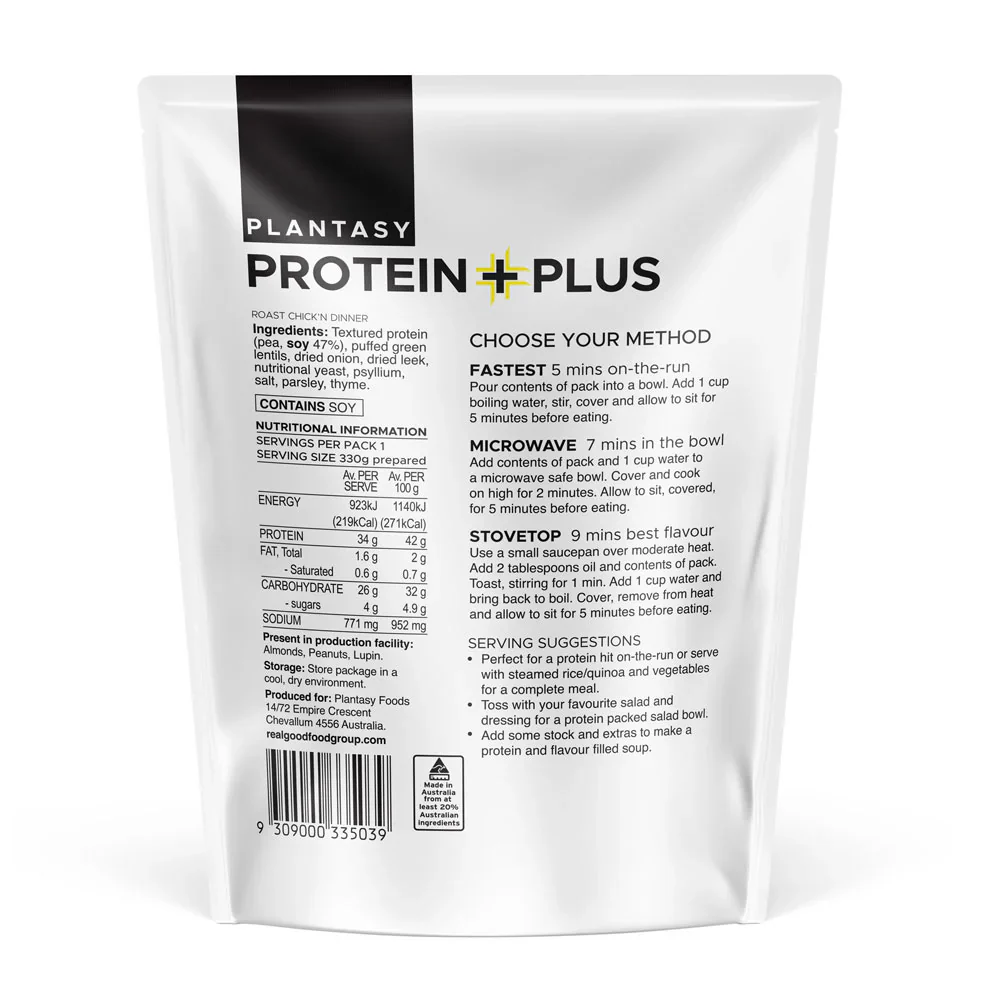 Plantasy Foods Protein Plus Bowl 80g, Roast Chic' N Bowl Flavour - Image 2