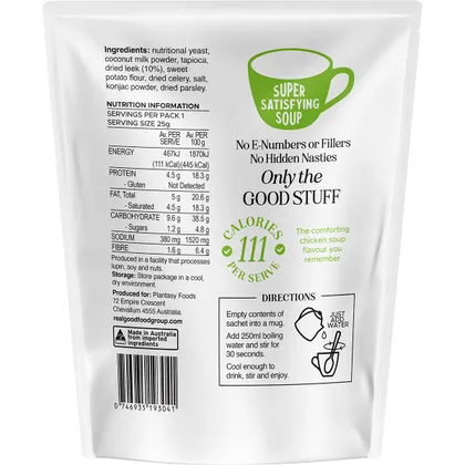 Plantasy Foods The Good Soup 25g Sachet, Cock-A-Leekie Flavour - Image 2