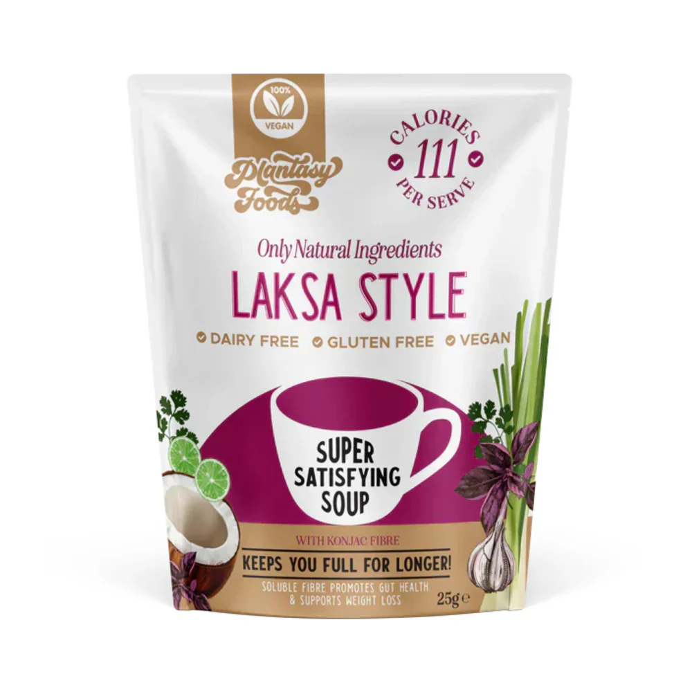 Plantasy Foods The Good Soup 25g Sachet, Laksa with Kaffir Lime & Coconut Flavour