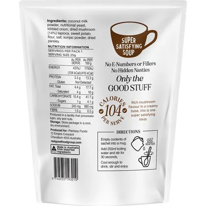 Plantasy Foods The Good Soup 25g Sachet, Wild Mushroom Flavour - Image 2