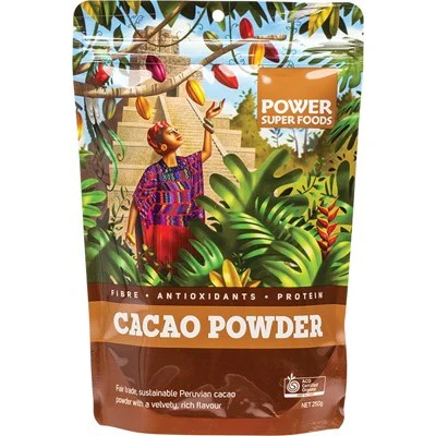 Power Super Foods Cacao Powder "The Origin Series", 125g, 250g Or 500g Certified Organic - Image 2