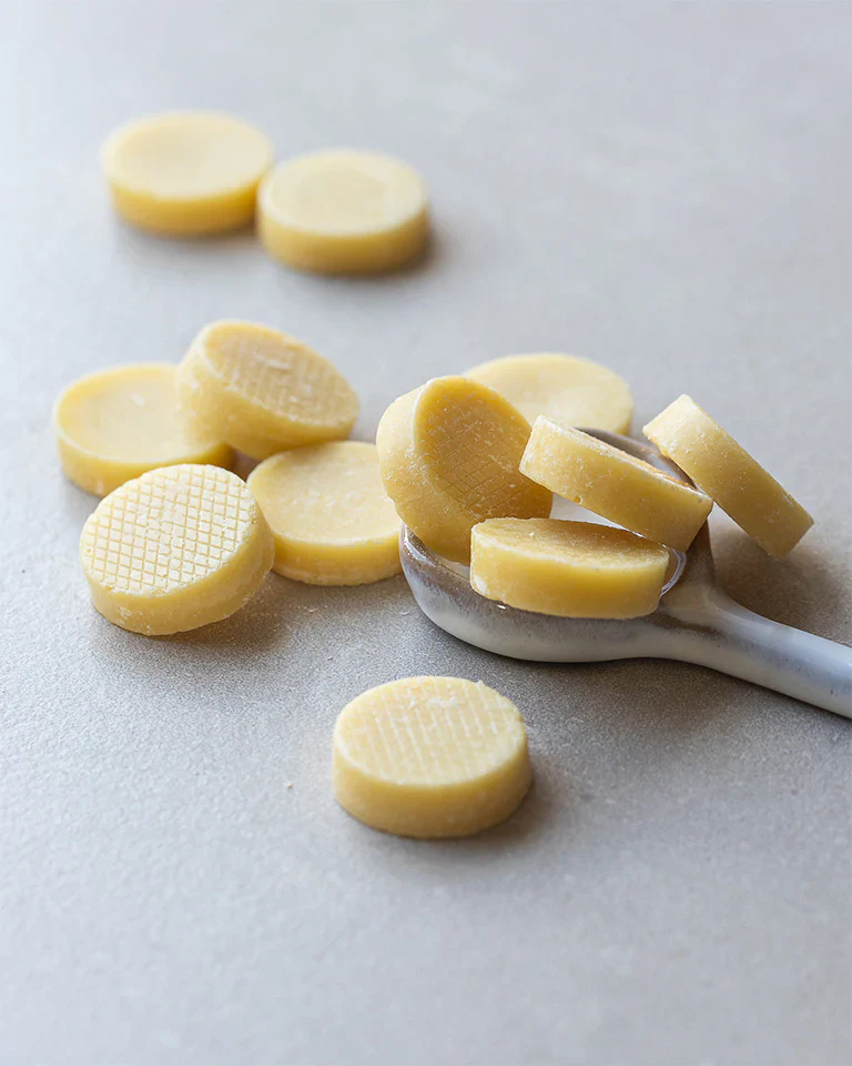 Power Super Foods Certified Organic Cacao Butter Buttons 250g Or 450g, Exceptionally smooth & Cold-Pressed - Image 2
