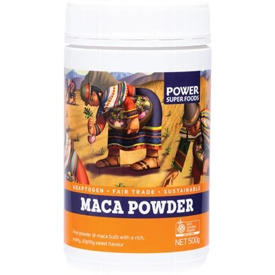 Power Super Foods Certified Organic Maca Powder In A Canister 200g, 350g Or 500g, Hand Harvested & Sundried - Image 3