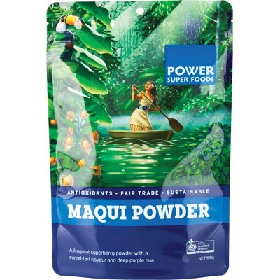 Power Super Foods Maqui Powder "The Origin Series", 50g Or 100g Certified Organic - Image 2