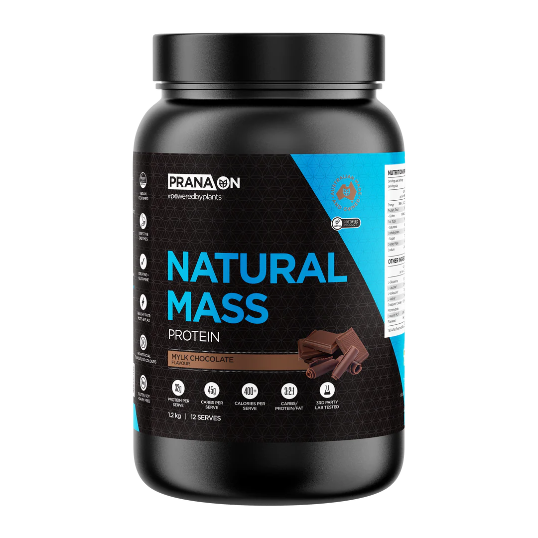 Prana On Natural Mass Protein 1.2kg Or 2.5kg, Mylk Chocolate