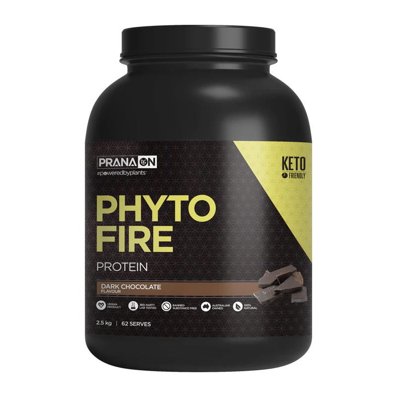 Prana On Phyto Fire Protein 500g, 1.2kg Or 2.5kg, Dark Chocolate - Image 3