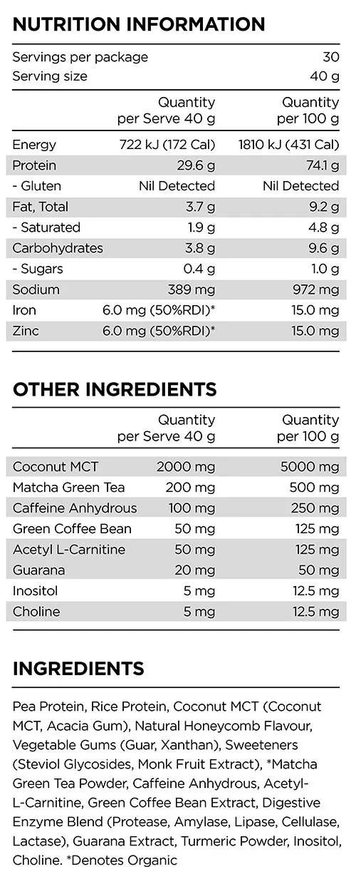 Prana On Phyto Fire Protein 500g, 1.2kg Or 2.5kg, Honeycomb - Image 4