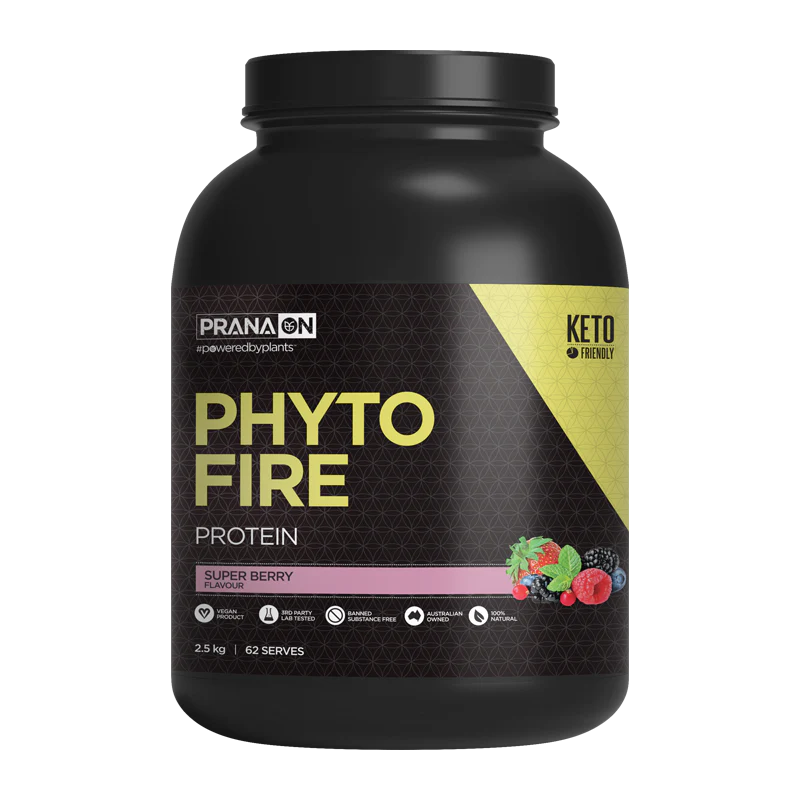 Prana On Phyto Fire Protein 500g, 1.2kg Or 2.5kg, Super Berry - Image 3