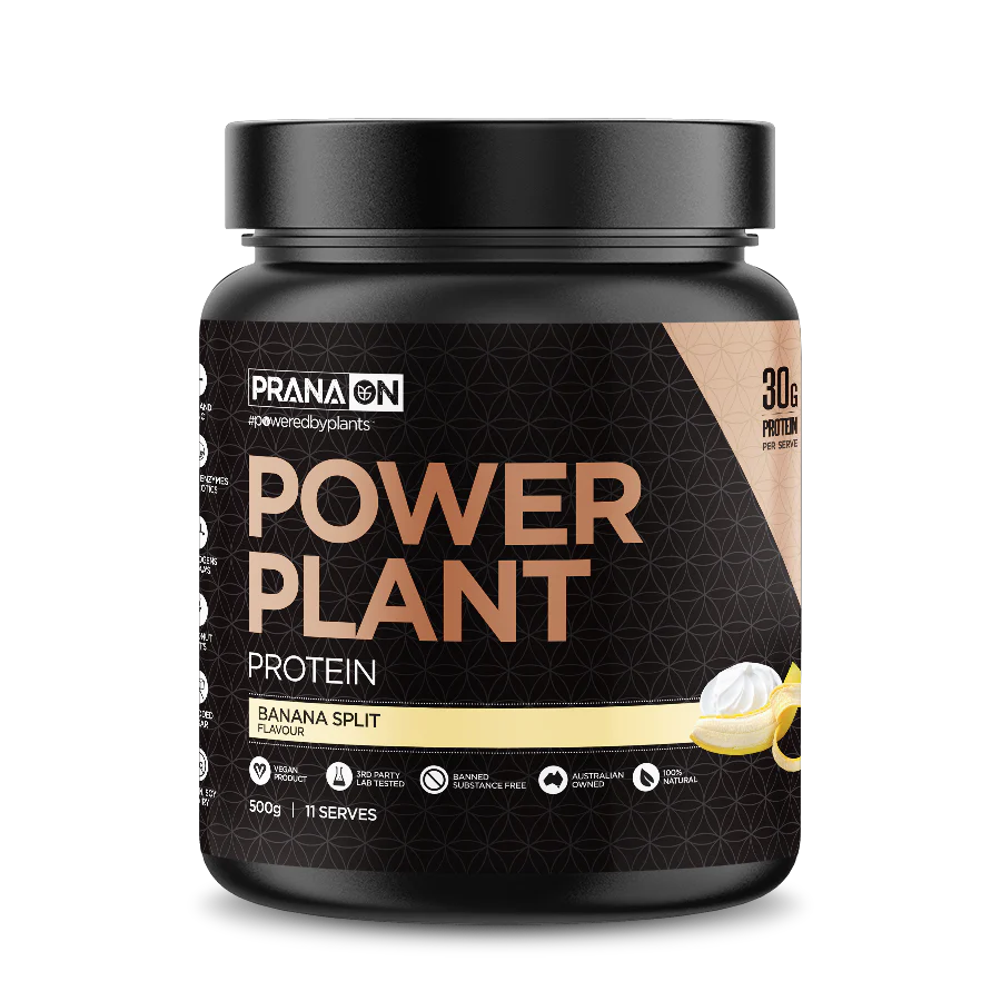 Prana On Power Plant Protein 500g, 1.2kg Or 2.5kg, Banana Split - Image 2