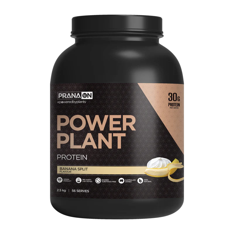 Prana On Power Plant Protein 500g, 1.2kg Or 2.5kg, Banana Split - Image 3