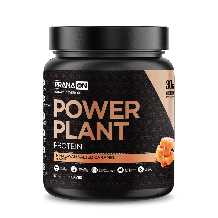 Prana On Power Plant Protein 500g, 1.2kg Or 2.5kg, Himalayan Salted Caramel - Image 2