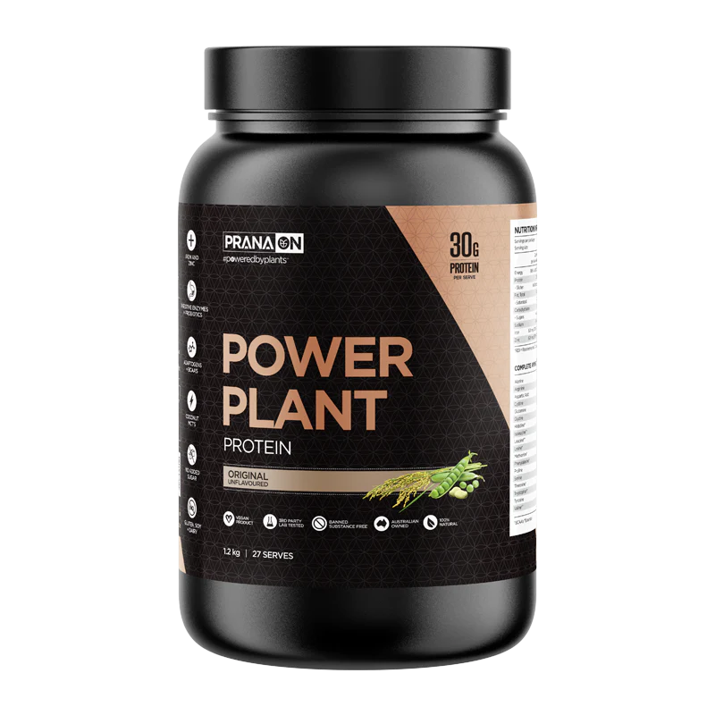 Prana On Power Plant Protein 500g, 1.2kg Or 2.5kg, Original {Unflavoured}