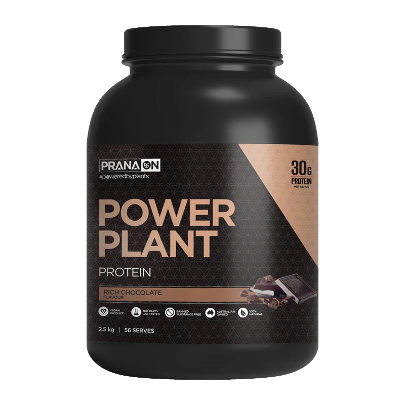 Prana On Power Plant Protein 500g, 1.2kg Or 2.5kg, Rich Chocolate - Image 3