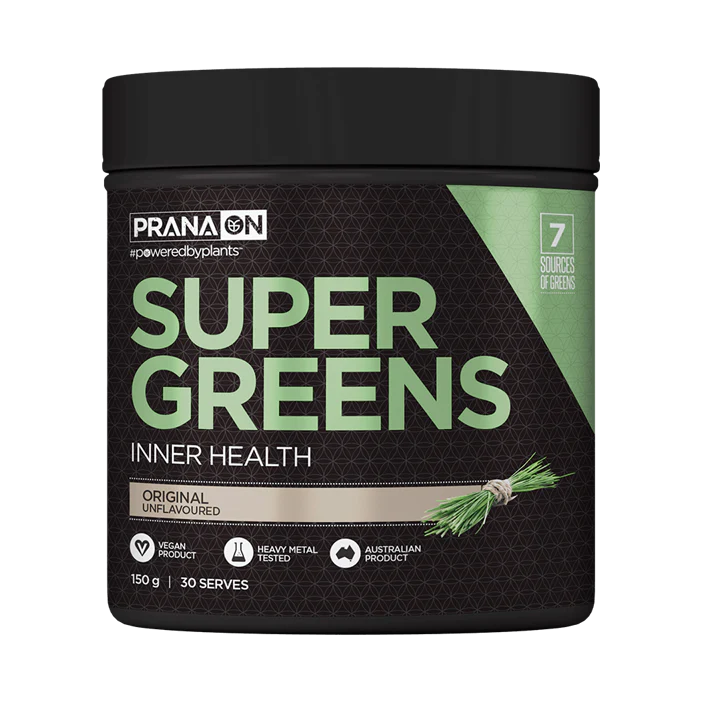 Prana On Super Greens 150g, Original {Unflavoured}