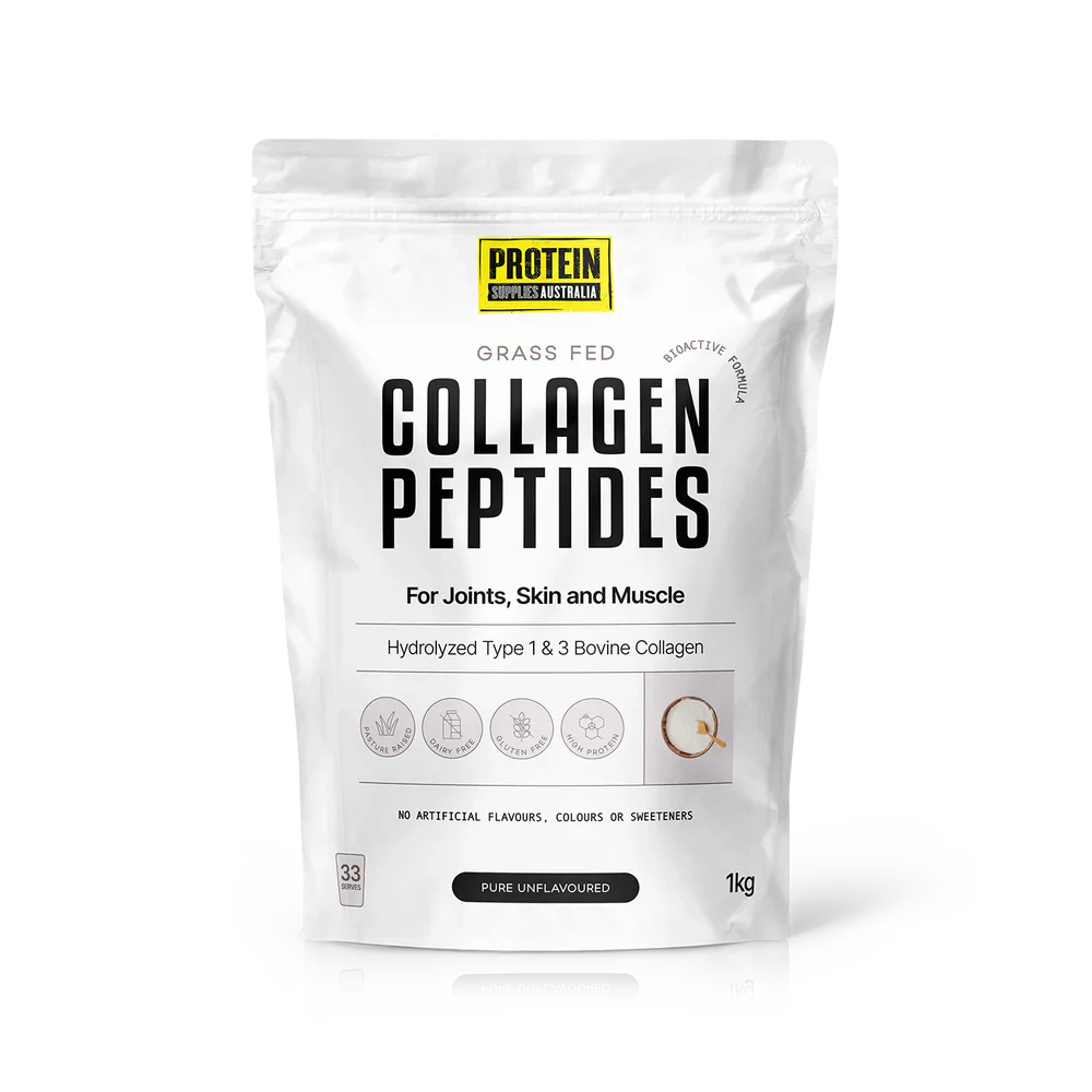 Protein Supplies Australia Grass Fed Collagen Peptides 500g Or 1Kg, Pure Unflavoured - Image 3