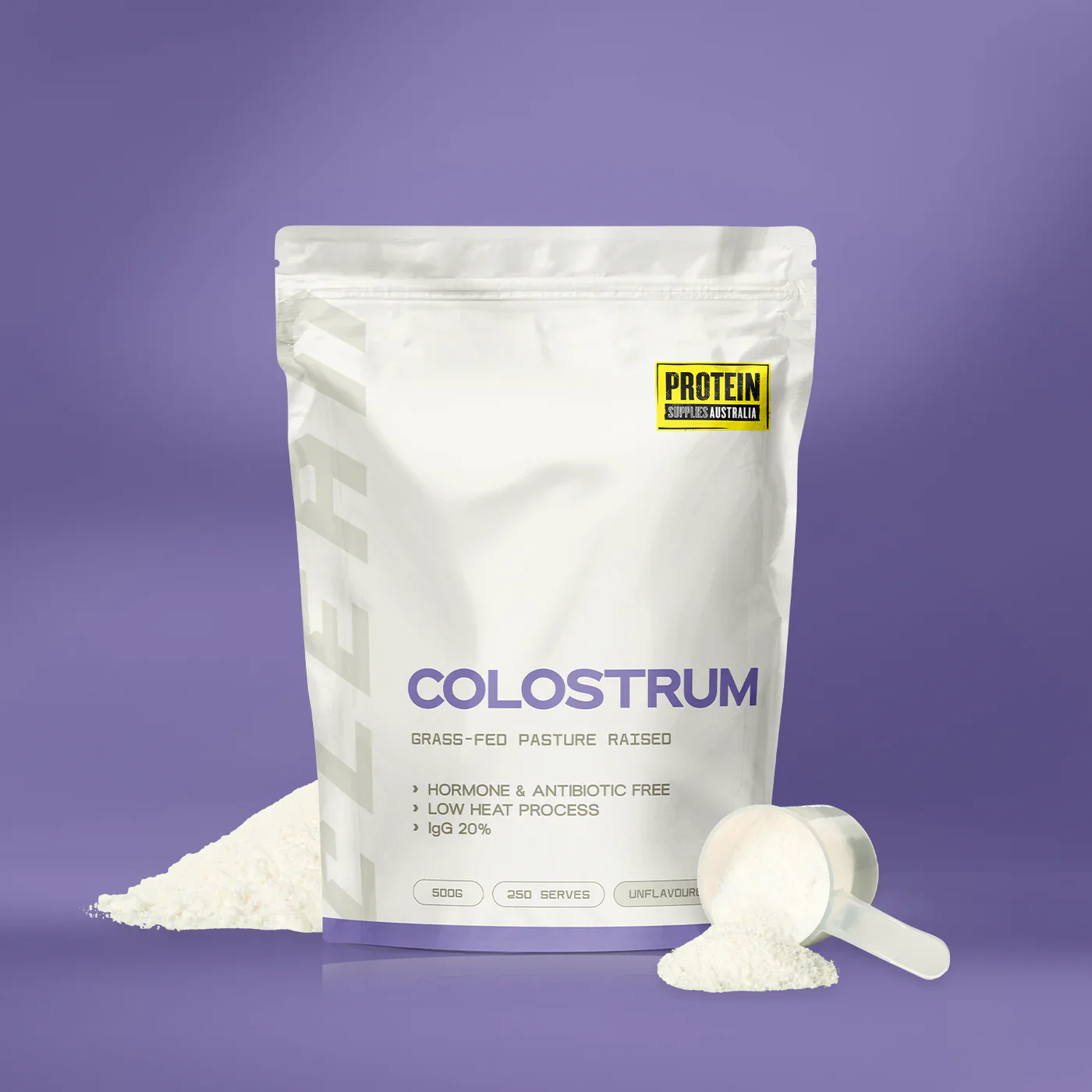 Protein Supplies Australia Colostrum (Grass Fed) 200g Or 500g, Unflavoured