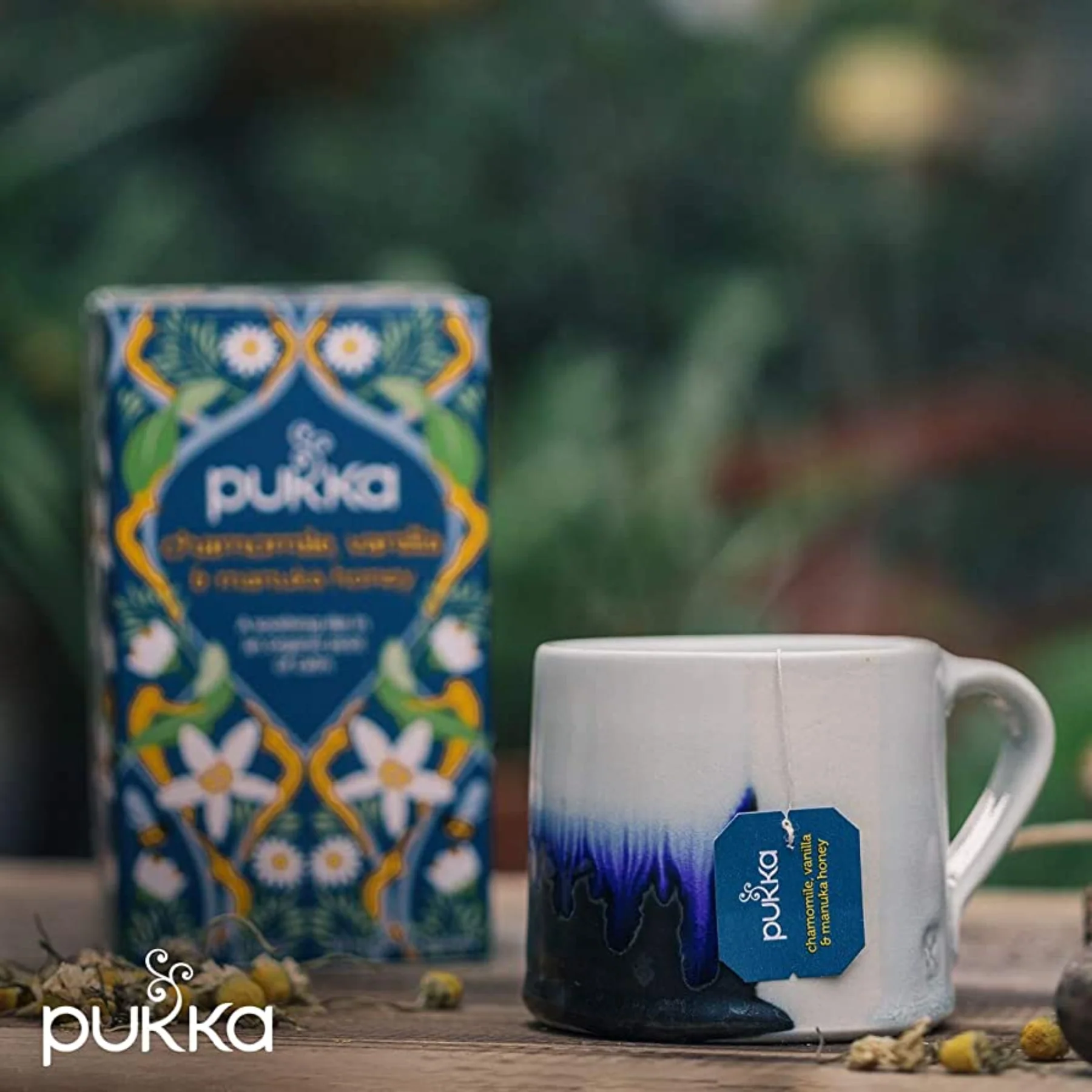 Pukka Herbs 20 Herbal Tea Bags, Chamomile Vanilla & Manuka Honey