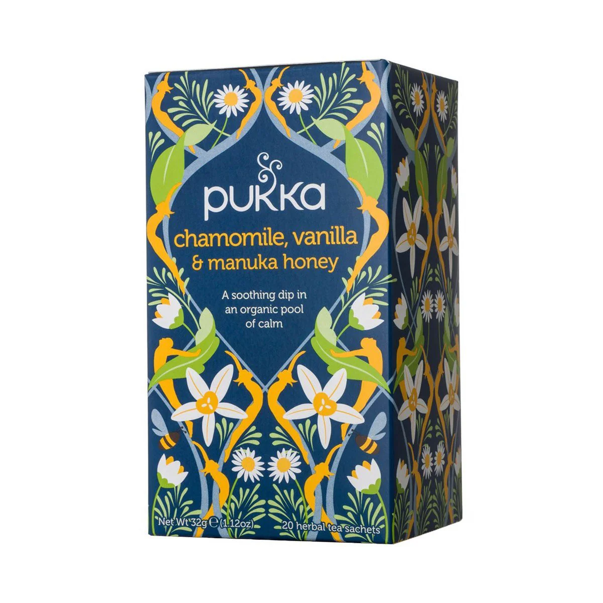 Pukka Herbs 20 Herbal Tea Bags, Chamomile Vanilla & Manuka Honey - Image 3
