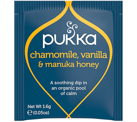 Pukka Herbs 20 Herbal Tea Bags, Chamomile Vanilla & Manuka Honey - Image 4