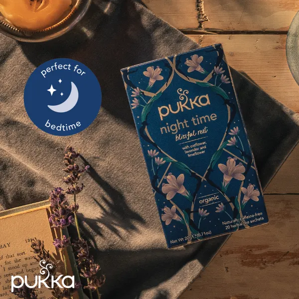 Pukka Herbs 20 Herbal Tea Bags, Night Time