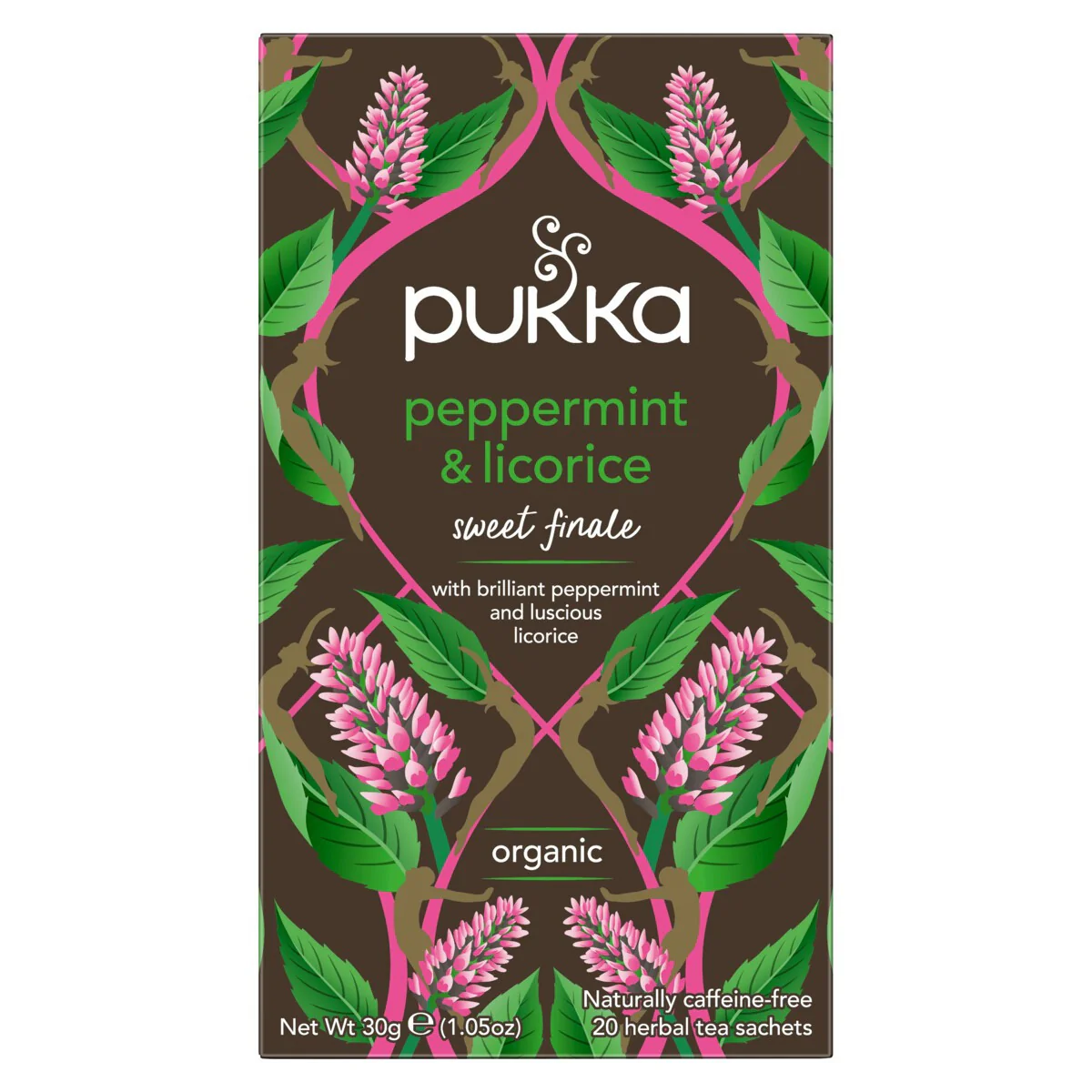 Pukka Herbs 20 Herbal Tea Bags, Peppermint & Licorice - Image 2