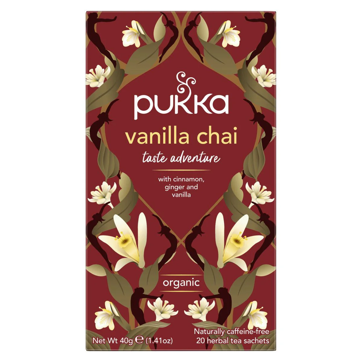 Pukka Herbs 20 Herbal Tea Bags, Vanilla Chai