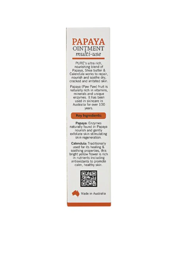 P'ure Papayacare Papaya Ointment 25g, Natural Paw Paw With Calendula - Image 3