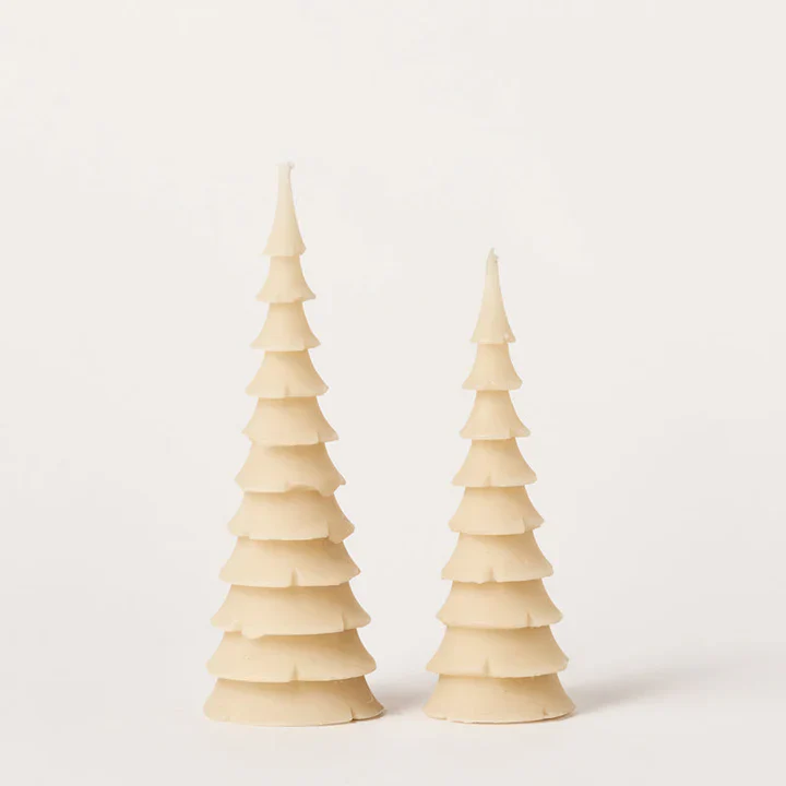 Queen B Pure Australian Beeswax Fir Trees Candles (2) - A Black Label Gift Box, +/-10 Hours Burn Time - Image 3