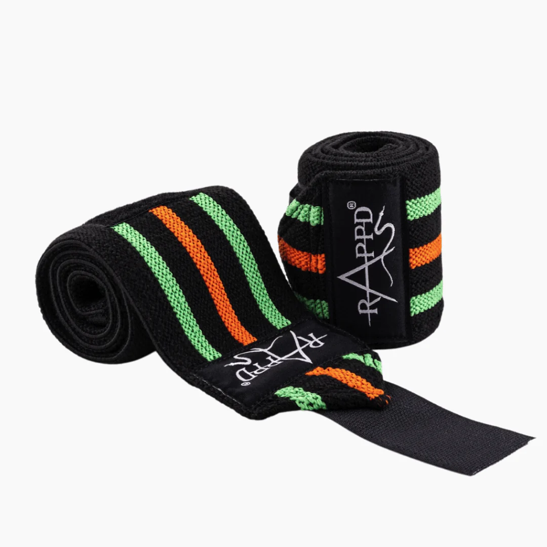 Rappd BRAWN Heavy Duty Wrist Wraps, Length 24" & Width 3" With Thumb Loop - Image 2