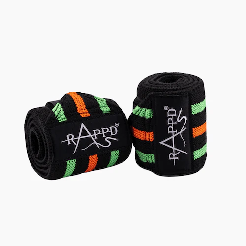 Rappd BRAWN Heavy Duty Wrist Wraps, Length 24" & Width 3" With Thumb Loop - Image 4