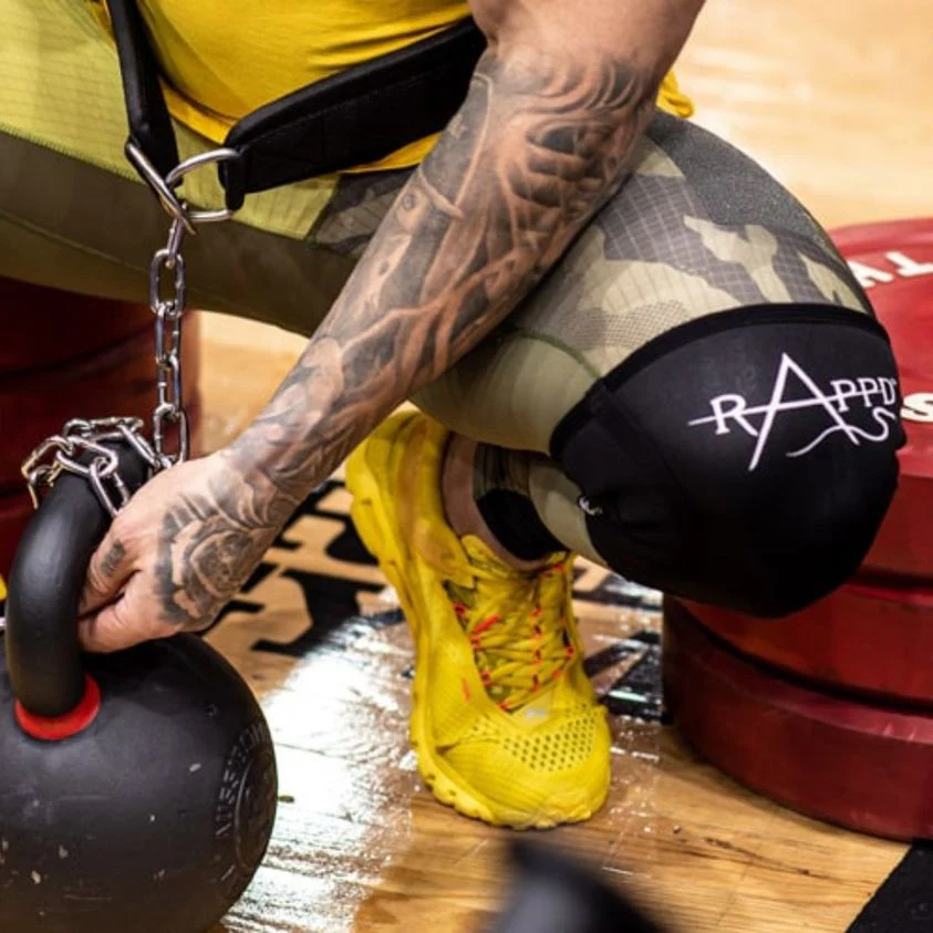 Rappd Heavy Duty Knee Sleeves 7mm, Recommended For Squats, Deadlifts, Leg Press & Lunges
