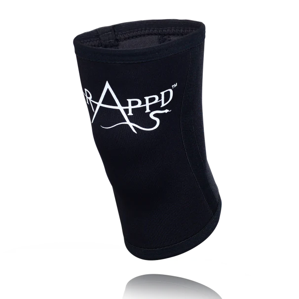 Rappd Heavy Duty Knee Sleeves 7mm, Recommended For Squats, Deadlifts, Leg Press & Lunges - Image 2