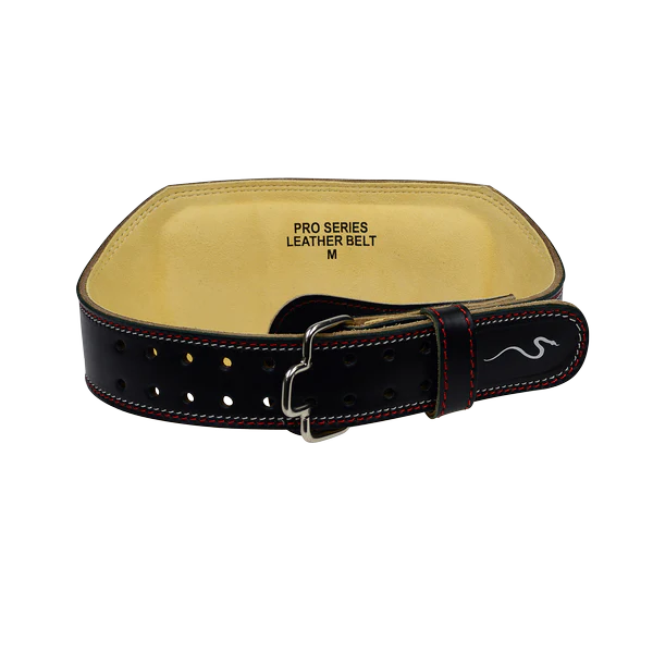 Rappd PRO SERIES 6" Leather Weight Lifting Belt, Quick Release Stainless Steel Buckle - Image 3
