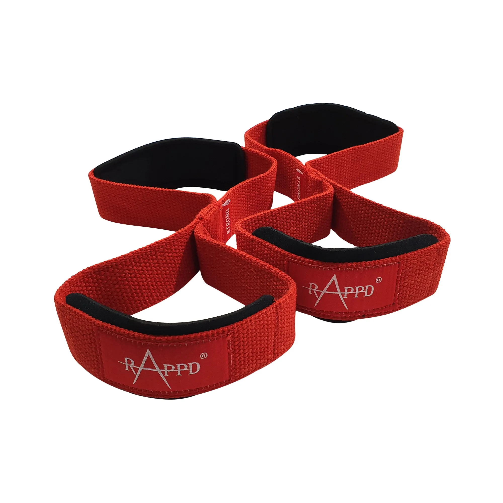 Rappd STRONG Figure 8 Lifting Straps, Reduce Forearm Fatigue & Maximise Your Lifts