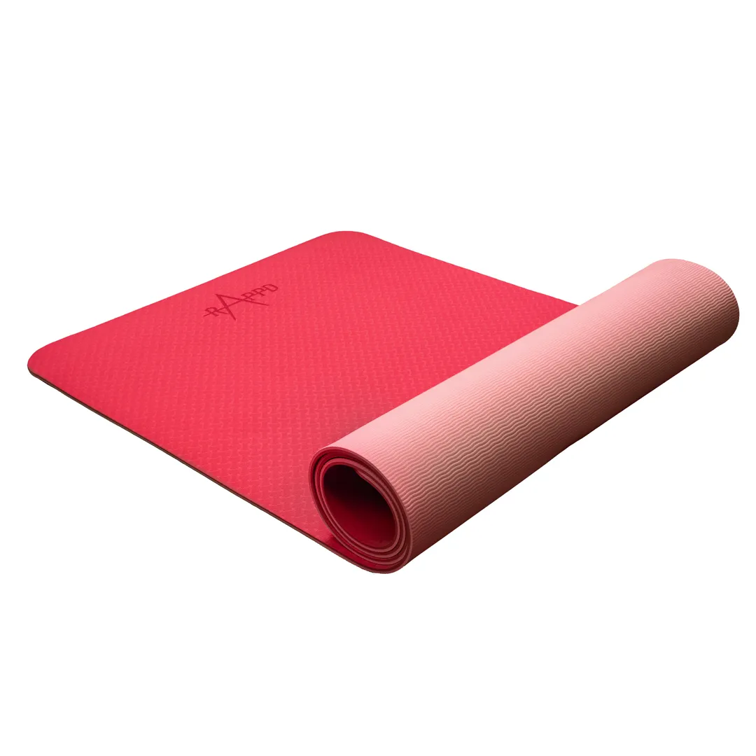 Rappd TPE Exercise Mat 6mm Thickness, With A Non-Slip Surface