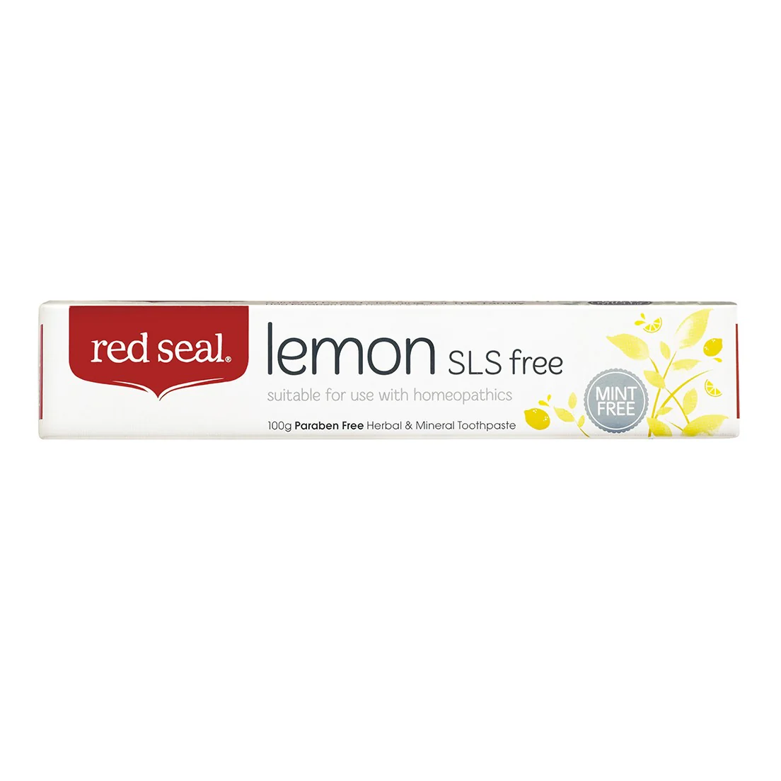 Red Seal Lemon Flavour Toothpaste 100g, SLS & Mint Free - Image 4