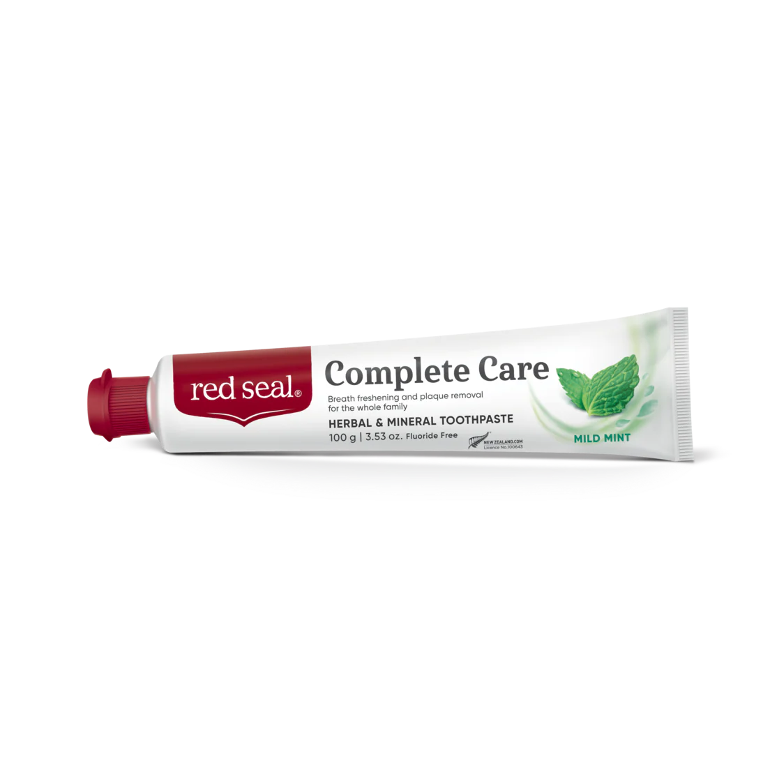 Red Seal Complete Care Fluoride Free Mild Mint Toothpaste 100g, SLS & Paraben Free - Image 4