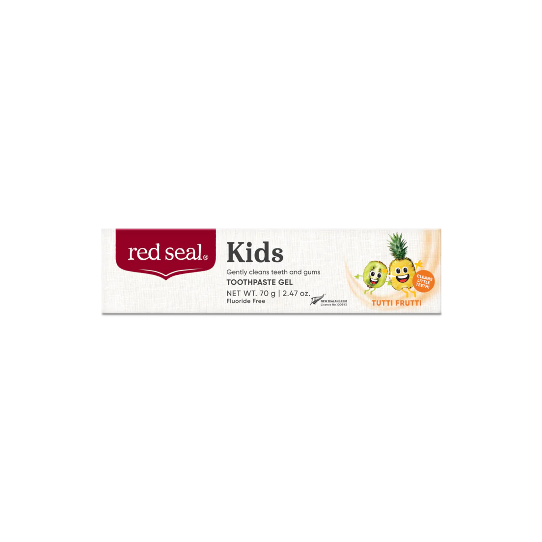 Red Seal Kids Toothpaste 70g, Tutti Fruity Flavour & SLS Free - Image 4