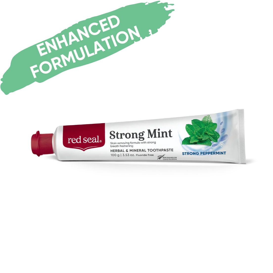 Red Seal Strong Mint Toothpaste 100g, With Dolomite To Support Surface Stain Removal - Image 2