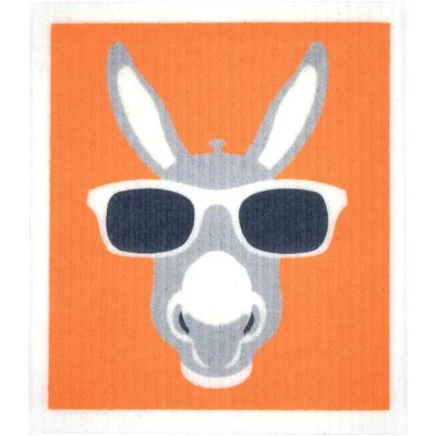 Retro Kitchen 100% Biodegradable Dishcloth Donkey