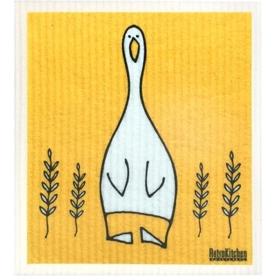 Retro Kitchen 100% Biodegradable Dishcloth Duck