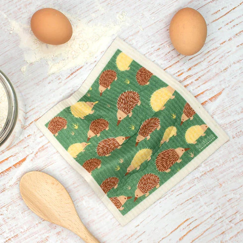 Retro Kitchen 100% Biodegradable Dishcloth, Echidna - Image 2