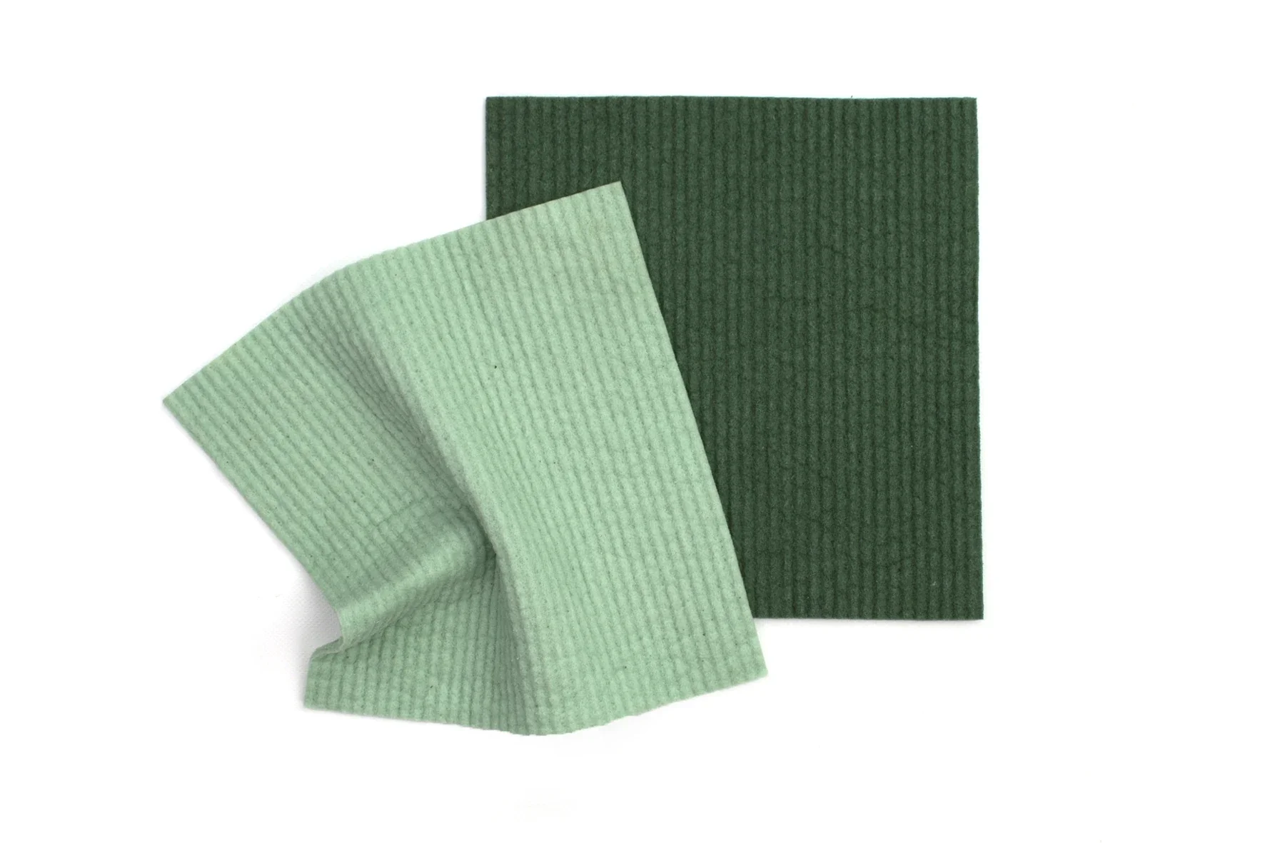 Retro Kitchen Organic Dyed 100% Biodegradable Dishcloth Set x2, Forest - Image 2