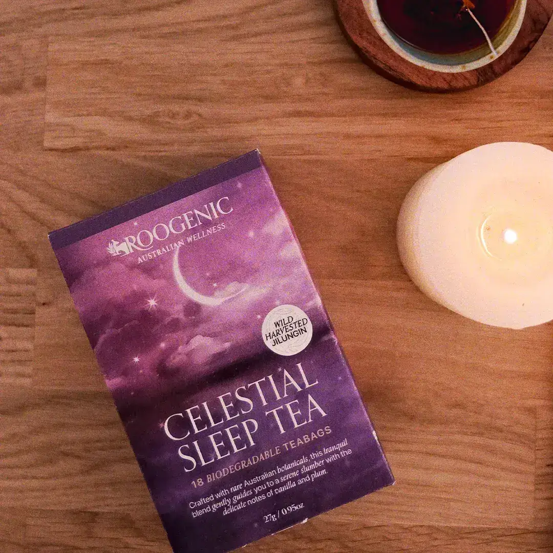 Roogenic Australian Wellness Celestial Sleep Tea 18 Bags, Nightly Relaxation Blend - Image 2