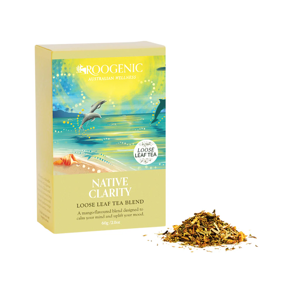 Roogenic Native Clarity Loose Leaf 60g, Focus & Mental Energy Blend