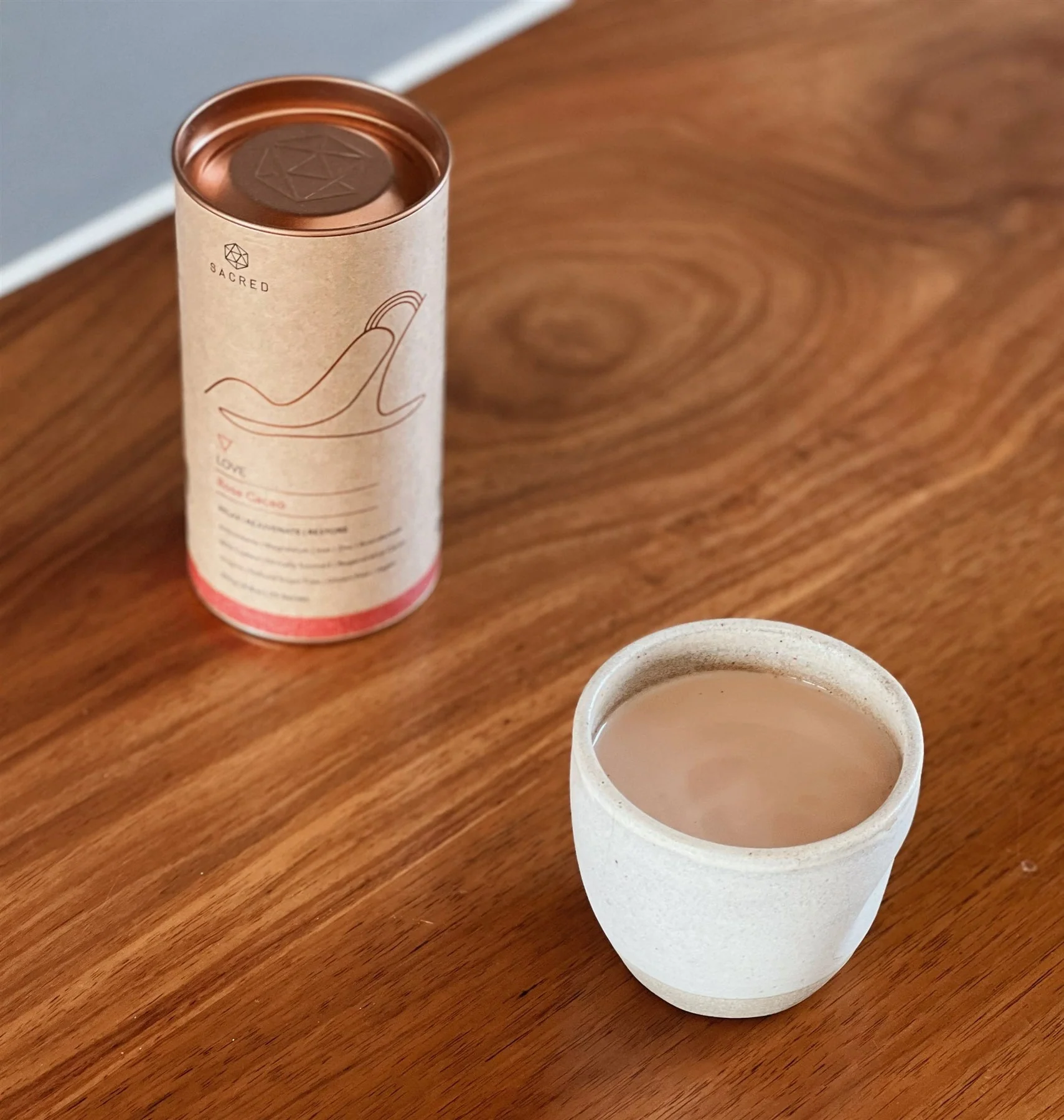 Sacred Taste Organic Drinking Cacao 250g, Love {Rose Cacao} - Image 3