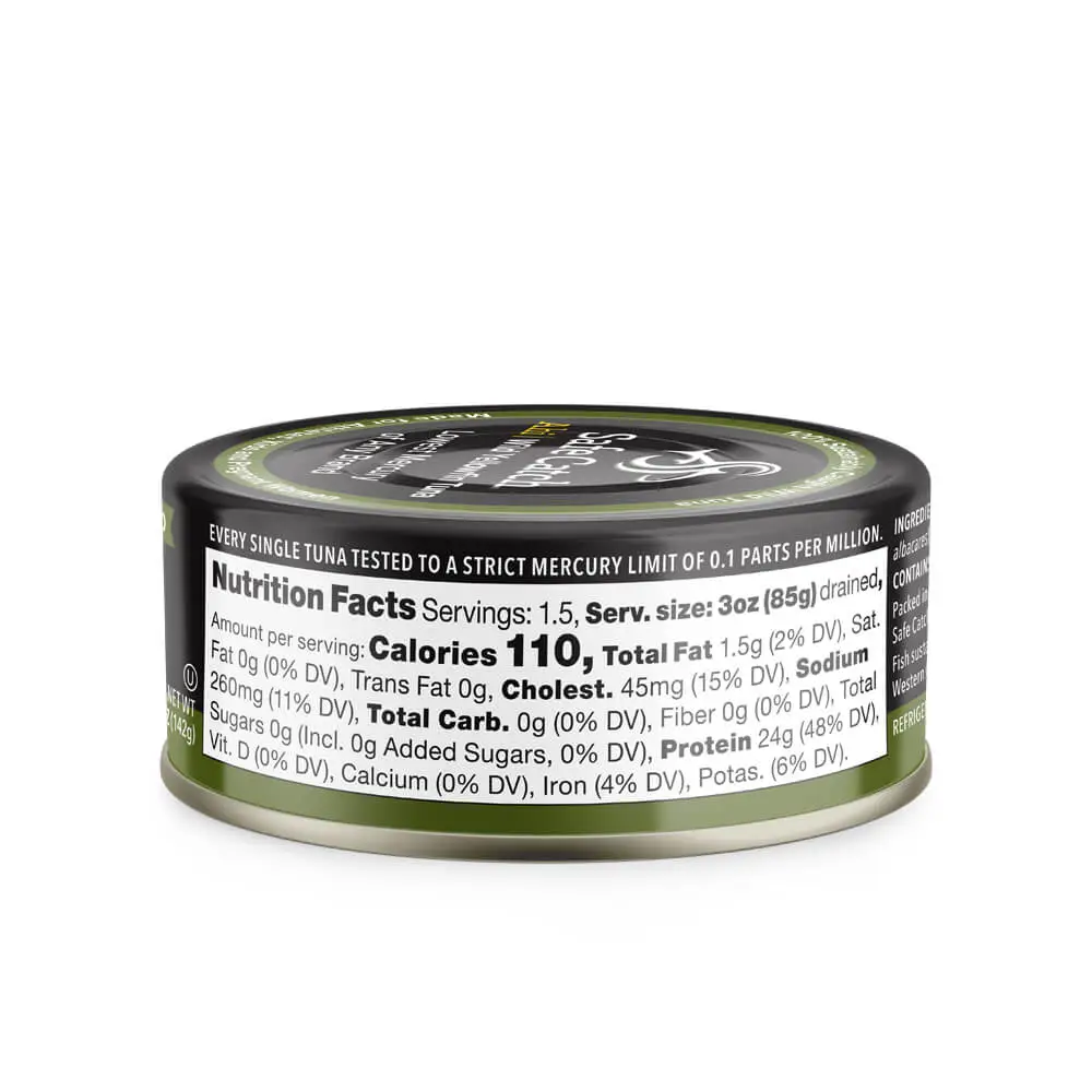 Safe Catch Ahi Wild Yellowfin Tuna In Avocado Oil 142g, 32g Protein Per Can - Image 3