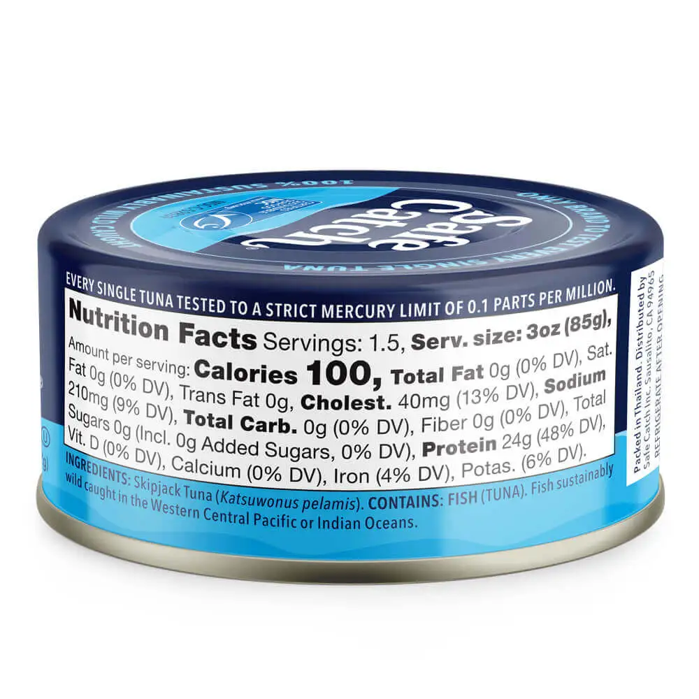 Safe Catch Wild Elite Pure Tuna 142g, Lowest Mercury Of Any Brand - Image 3