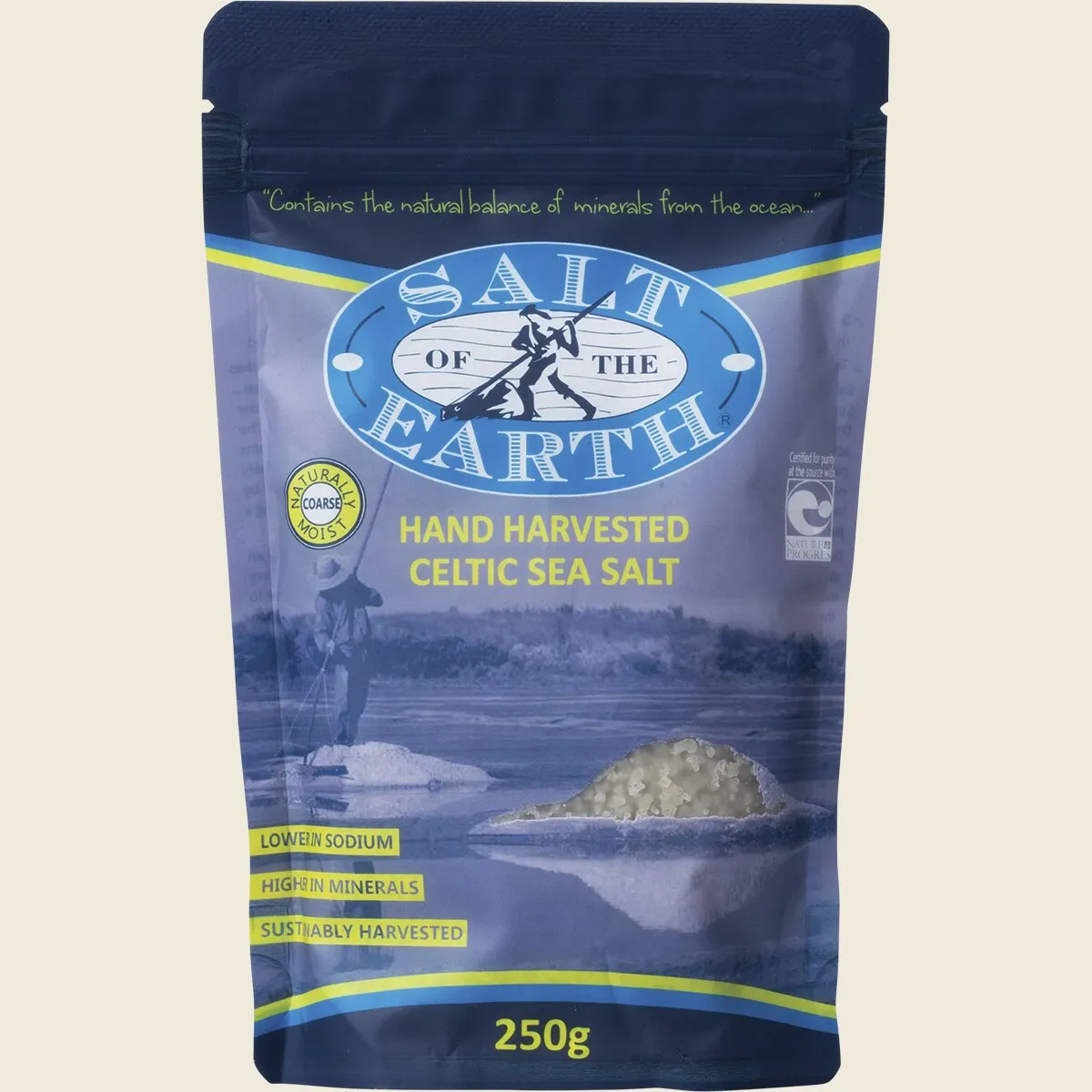 Salt Of The Earth Celtic Sea Salt 250g Or 650g, Coarse & Hand Harvested - Image 2